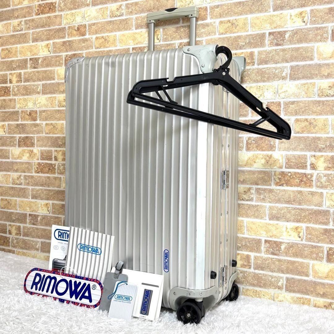 Rimowa Original Topas 82L Silver 4-wheels Carry Case Suitcase