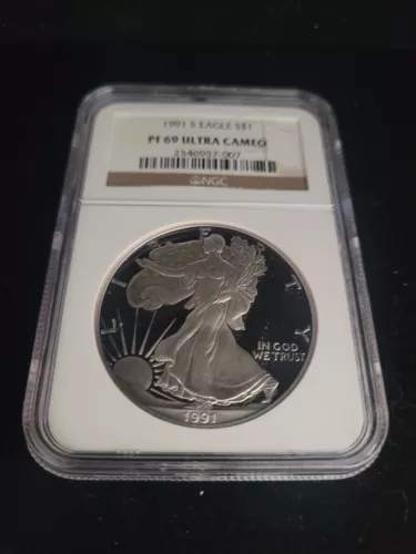 1991-S American Silver Eagle Proof NGC PF69 Ultra Cameo