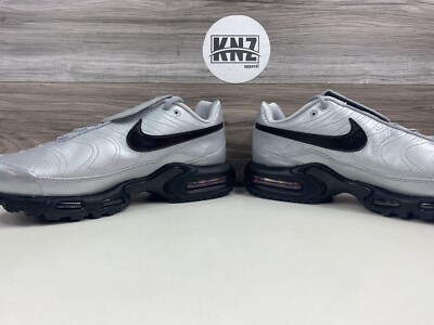NEW Men's Nike Air Max Plus Tiempo Wolf Grey Black Shoes HM6850