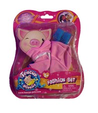 Teacup Piggies Fashion Set  Pink Athletic Suit and Blue Laced Shoes