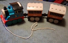 Pull Along String Thomas the Tank Engine - Clarabel and Annie Railroad Friends