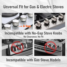 Child Safety Stove Knob Covers Fits knobs Under 1.56 inches in Diameter and 2...