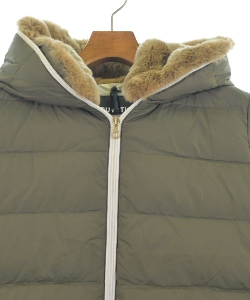 DUVETICA Khaki Down Duffle Coat Size 44 - Stylish Winter Wear image 5