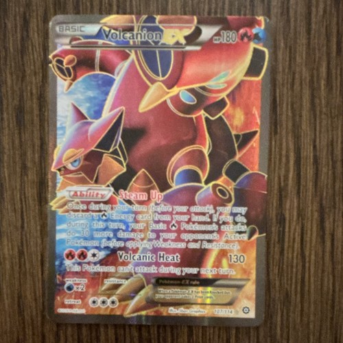 The Pokémon Company Volcanion EX 107/114 XY Steam Siege Full Art Holo Ultra Rare