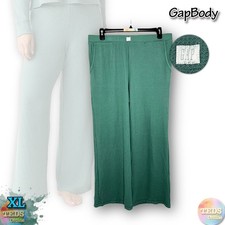 NWT Gap GapBody Women's XL Waffle Pajama Pants ONLY G1228XLLMA, Green