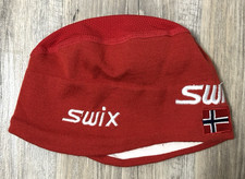 Swix beanie hat wool red size 58