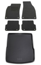 Fußmatten Kofferraumwanne für Audi A6 4F Avant 2006-2011 Set Automatten Auslage