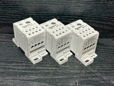 LOT of 3 Weidmuller 1879420000 WPDB 185/35 1-8 AL Power Distribution Block 1P