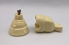 Bluey Family  Friends Figure Accessories BEACH SAND LOT Castle Mermaid