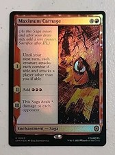 Maximum Carnage Marvel's Spider-Man Foil MTG 