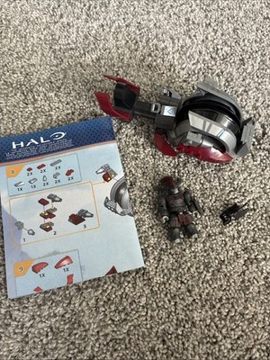 Halo Mega Bloks set 96993 Halo Brute Chieftain Charge - 99% Complete