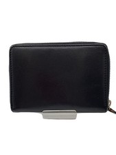 ZUCCa Round Zip Bi-fold Wallet Leather BLK Men's