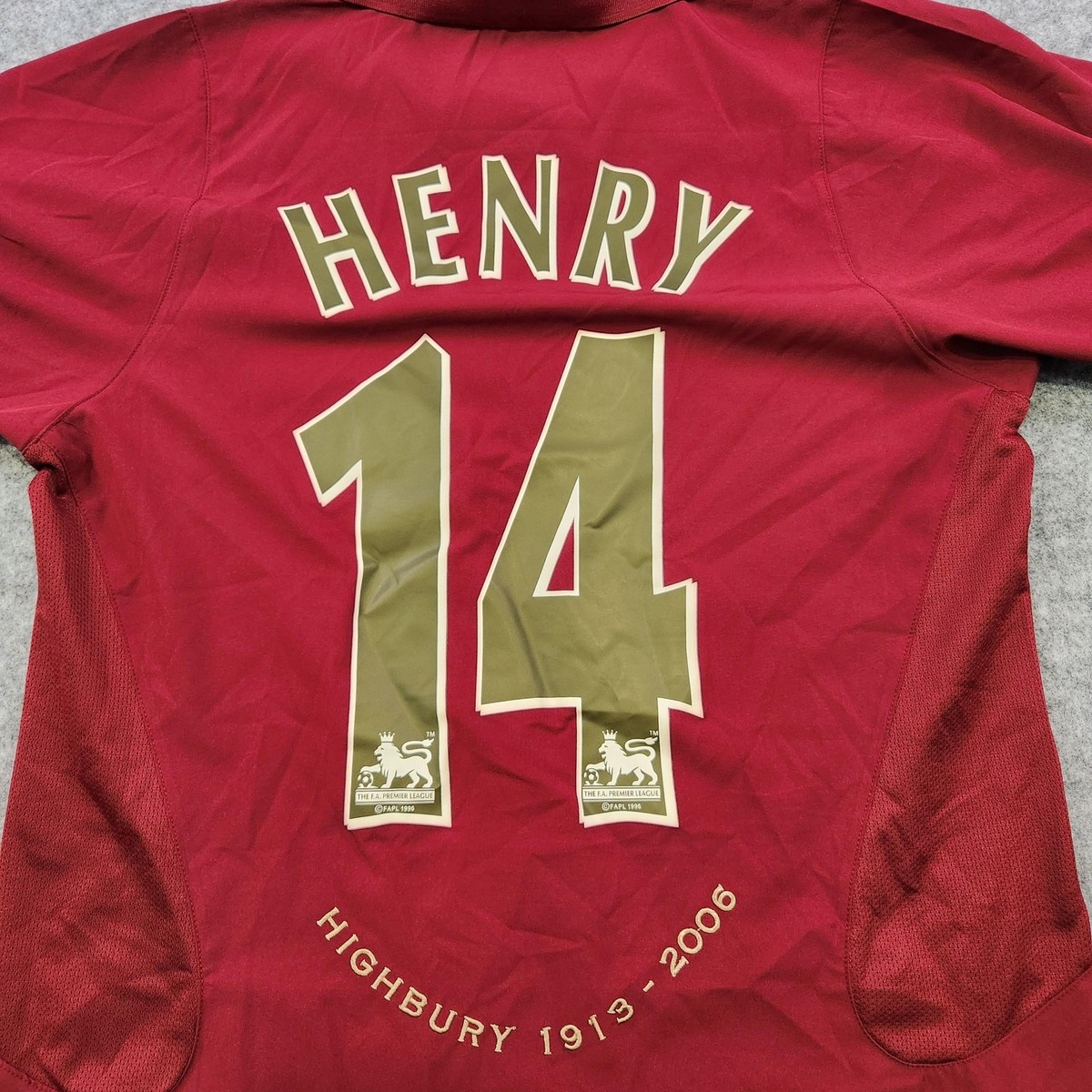 VTG Arsenal Jersey Shirt Mens Medium Nike Total 90 EPL