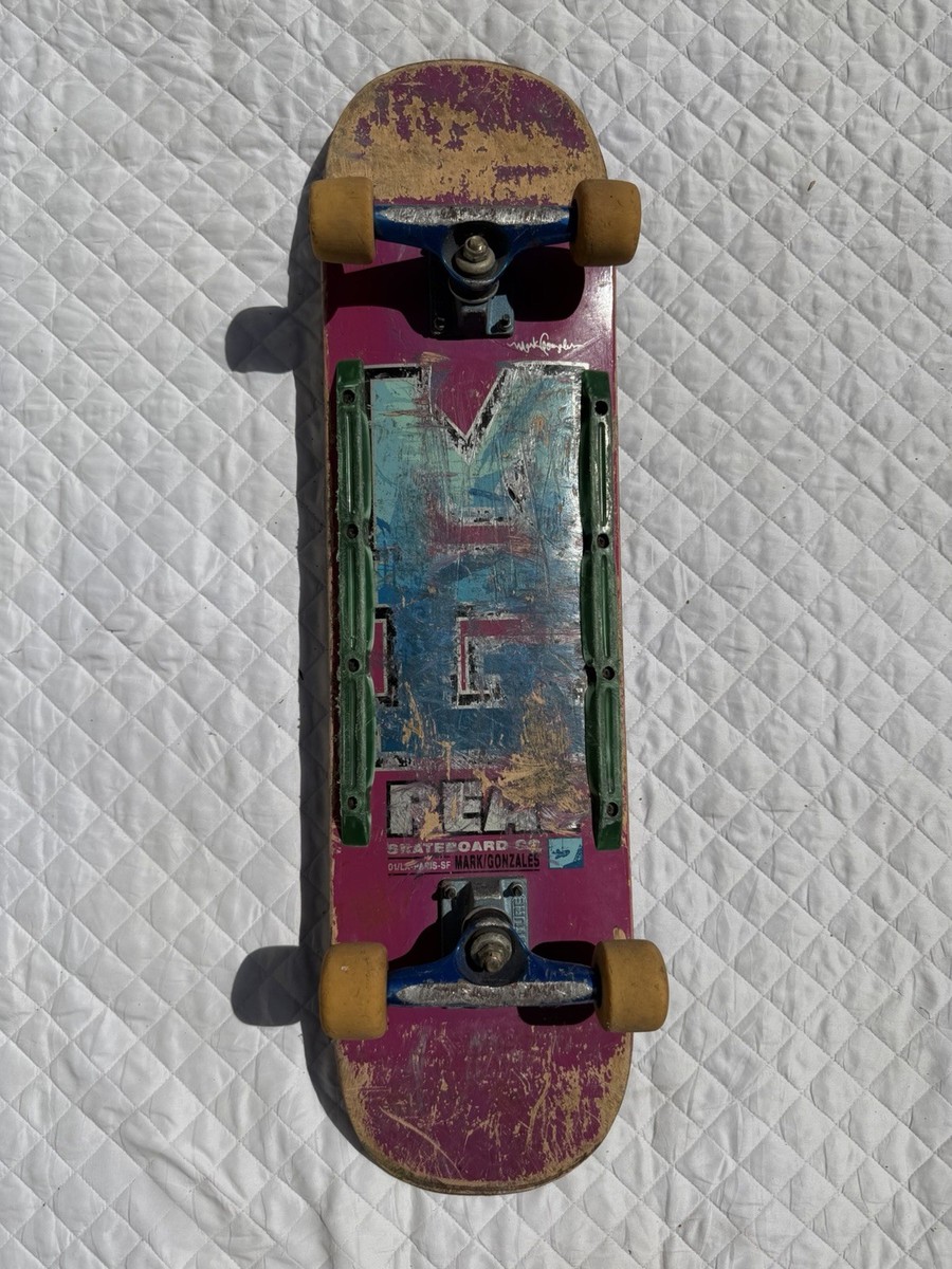 Vintage 90s Real Skateboards Mark Gonzales Gonz Complete