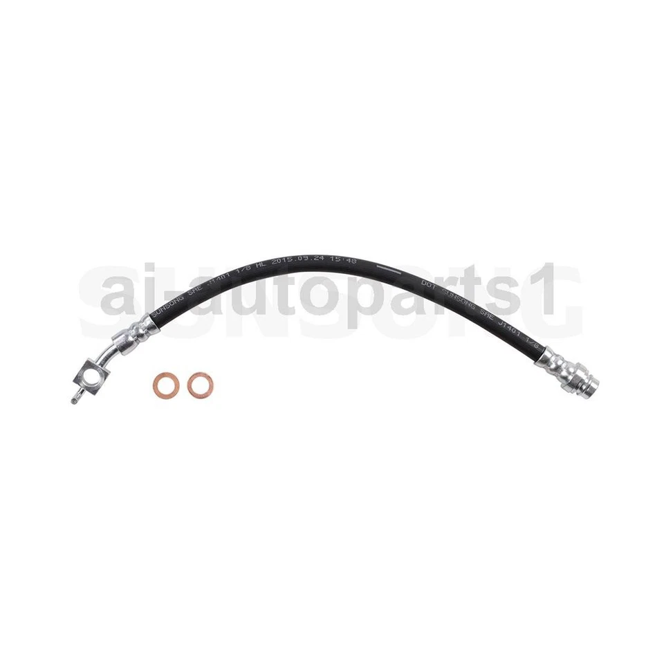 2pcs Rear Outer Brake Hydraulic Hose For 2012 2013 2014 2015 Volvo S60 AWD Foto 2 de 4