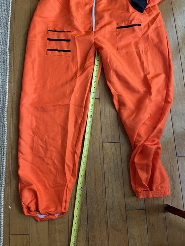 Astronaut Costume Adult Size XXL Orange Uniform Cosplay G9 - Picture 5 of 10