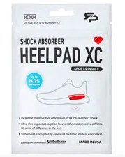Road To Pro Heel Pad XC V2 Shock Absorber Heel Pad Sports Insole Size Medium