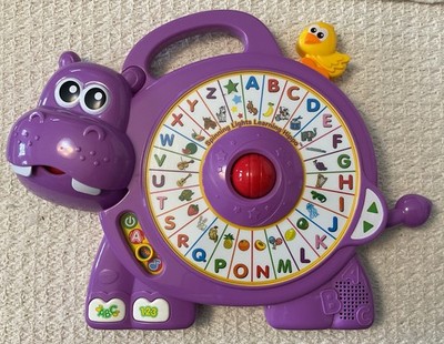 VTech Spinning Lights LEARNING HIPPO: 80-182300, Educational, Tested & WORKS!!!