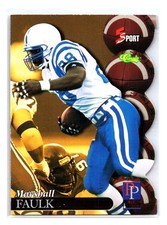 Marshall Faulk 1995 Classic Five Sport Silver Die Cuts #194 Indianapolis Colts
