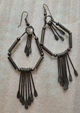 Vintage Southwestern Style Geometric Metal Ho...