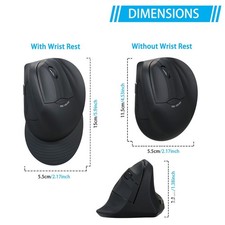 2.4G Wireless Optical Mouse Vertical Mouse 6 Keys Ergonomic Office Mice Wit EMWY