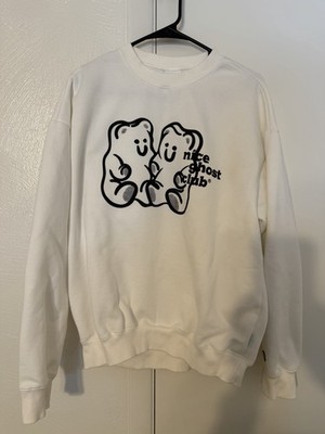 Nice Ghost Club Melange Sweatshirt Women Large Gummy Bears Korean Crewneck L