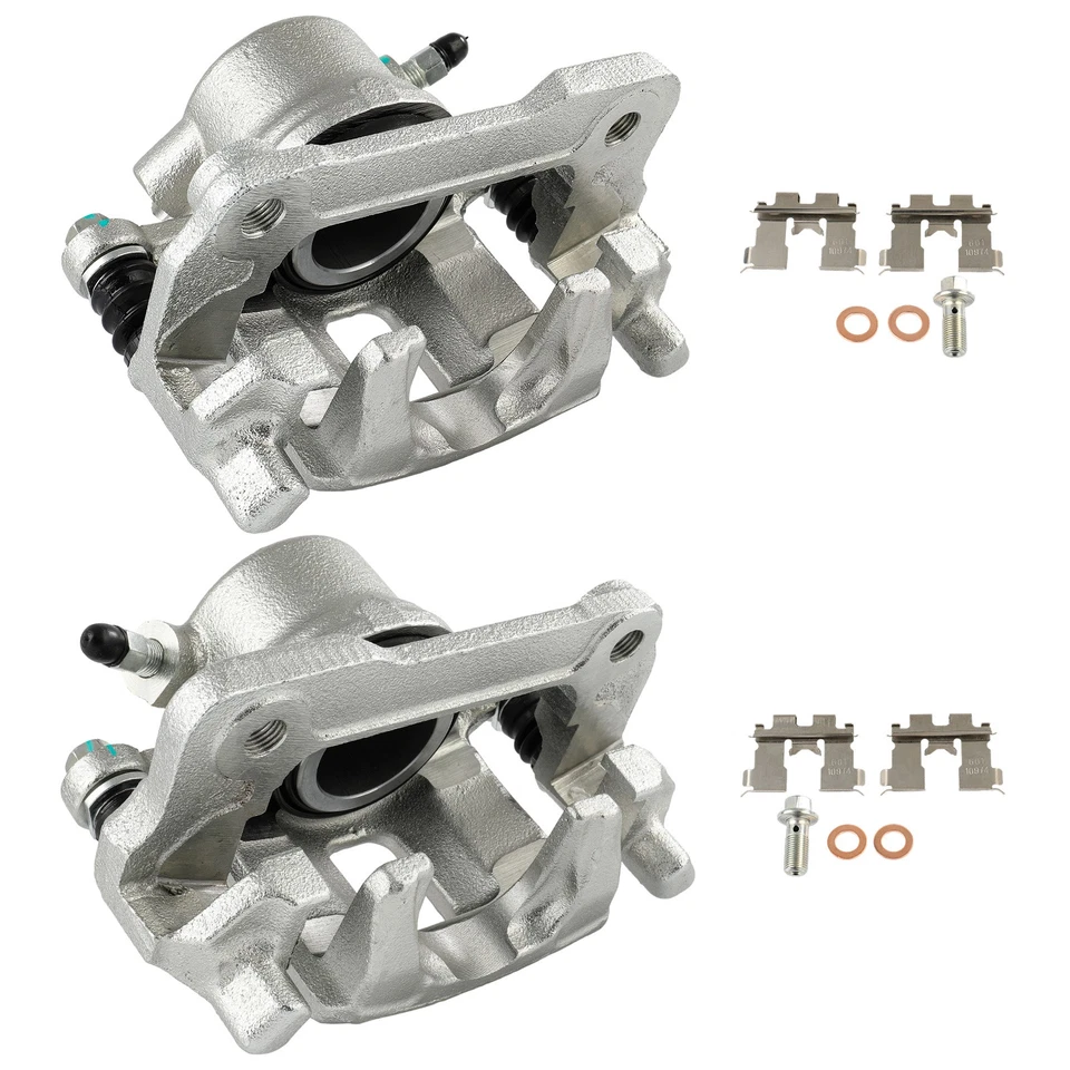 Front Brake Calipers 2Pcs For 1989-1998 Chevrolet Tracker 1989-1998 Geo Tracker - Image 3 of 4