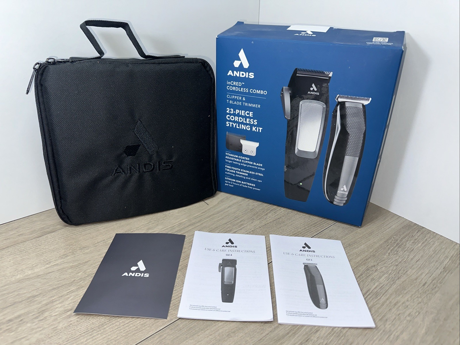 Andis Cordless Hair Trimmer Missing Most Accessories SEE PICTURES. NEW. OPEN BOX