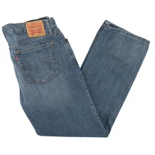 Levi's 559 Jeans Mens 36x32 Relaxed Straight Loose Cotton Blue Medium Wash Denim