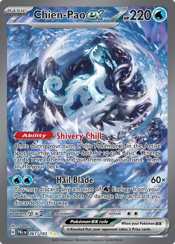 Chien-Pao ex (#261/193) - Holofoil SV - Paldea Evolved NM Pokemon