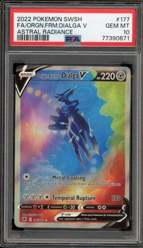 Pokemon Origin Forme Dialga V Astral Radiance Full Alt Art #177 PSA 10 Gem Mint