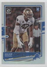 2020 Panini Donruss Optic Rookies Holo Prizm Julian Okwara #144 2l4
