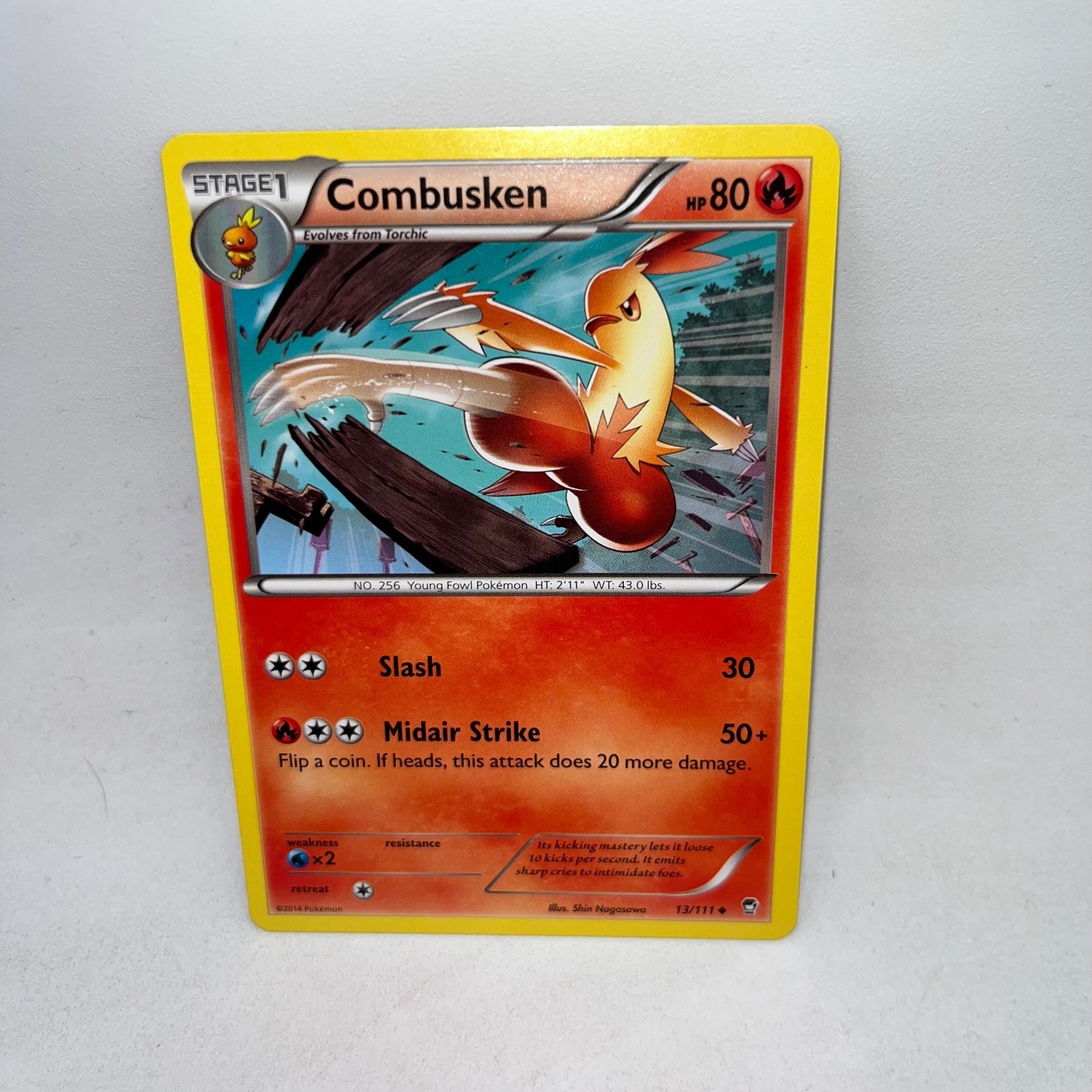 Combusken 13/111 Uncommon Furious Fists Pokemon Lightly Played