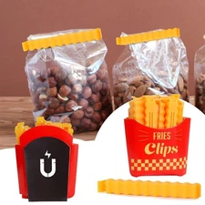 12 Pcs Plastic Food Bag Sealing Clips for Snack Potato Chip Food Storage Bag