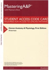 Mastering A&P w/Pearson eText Access Card Code for Human Anatomy & Physiology