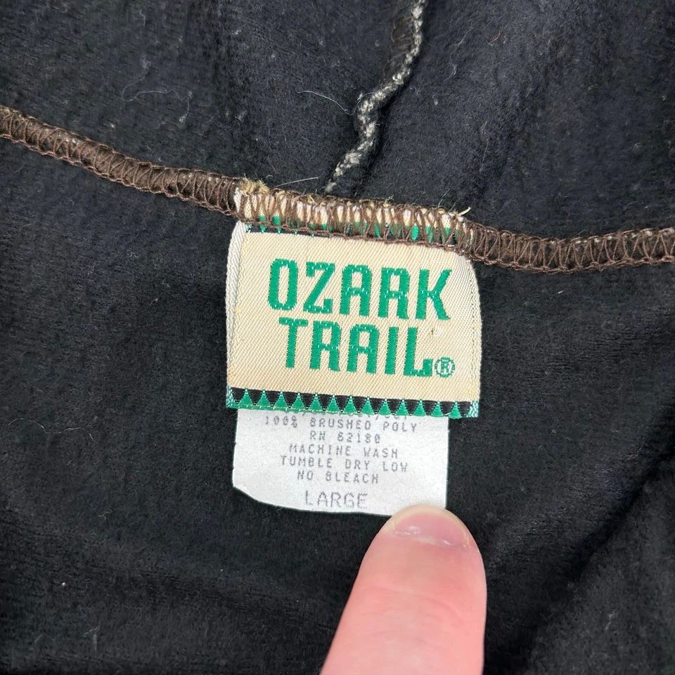 Sudadera con Capucha Cremallera Completa Vintage Años 90 Para Hombre Camuflada Ozark Trail Realtree Hardwoods Foto 3 de 4