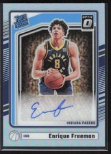 2024-25 DONRUSS OPTIC ROOKIE AUTOGRAPHS HOLO ENRIQUE FREEMAN RC AUTO INDIANA