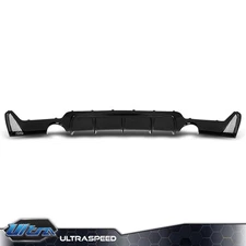 Gloss Black Rear Bumper Diffuser Fit For 14-20 BMW F32 F33 F36 4 Series M Sport