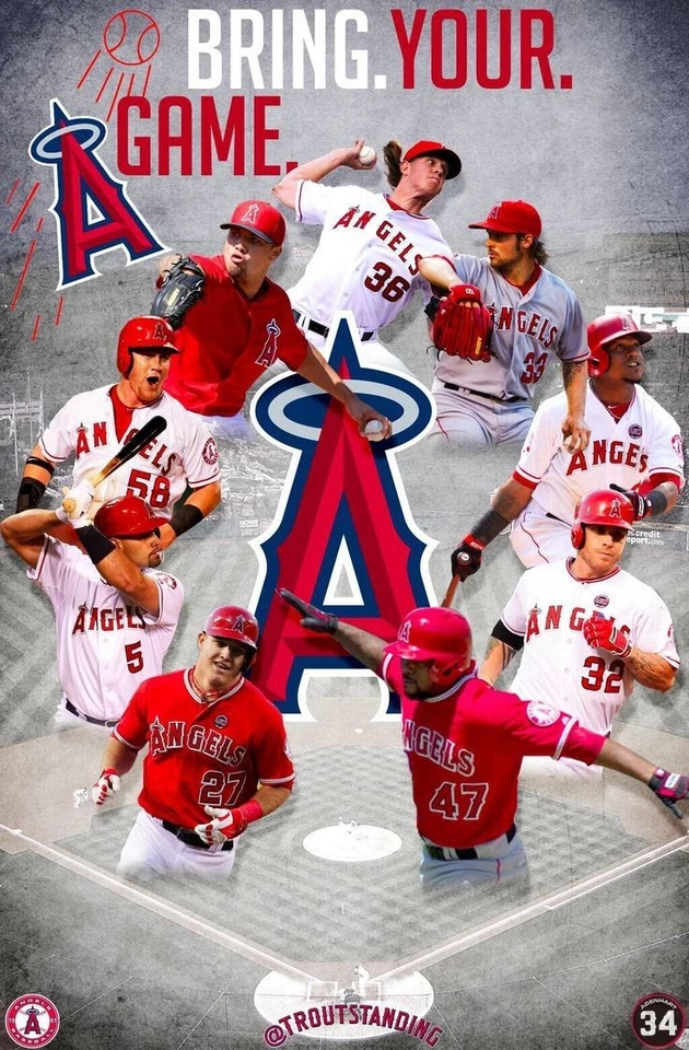 LOS ANGELES ANGELS of ANAHEIM - Pick Your Favs - FREE SHIPPING & DAILY UPDATES - Image 2 of 4