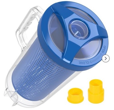 Pool Leaf Canister for Pool Vacuum, Professional Pool Leaf Catcher for Pool Vac