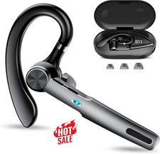  1 Best Wireless Headphone Blue Headset Bluetooth Truck Driver Noise Cancelling.