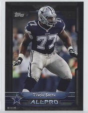 2015 Topps All-Pro Topps.com Online Exclusive Oversized Black Tyron Smith 0h1
