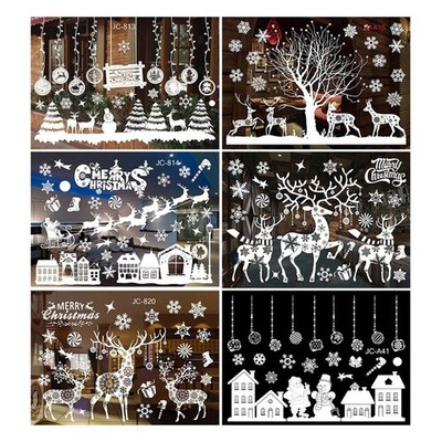 Brand New Christmas Decal Wall Sticker Waterproof 50*70cm Festive Decor