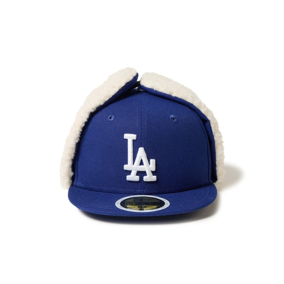 New Era Kid's Youth 59FIFTY Dog Ear Los Angeles Dodgers Dark Royal 14671656 - Image 2 of 4