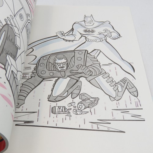 RARE Lot of 3 SIGNED Animation Artist Daniel Vessenmeyer BOOKS!! Batman & Robin+ - Afbeelding 12 van 21