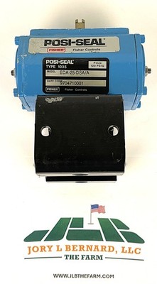 FISHER POSI-SEAL, EDA-25-DSA/A, TYPE-1035, MAX PRESSURE 120 PSI, ACTUATOR, NEW