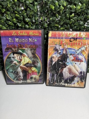 El Miedo No Anda En Burro And Sor Tequila La India Maria DVDs