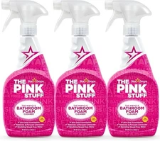 Stardrops - The Pink Stuff - The Miracle Bathroom Foam Cleaner 750ml 3-Pack