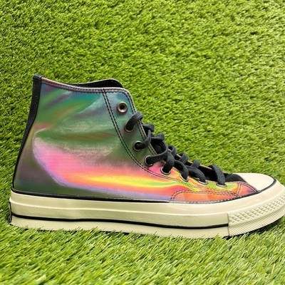 Converse Chuck 70 High Spectrum Men Size 9.5 Black Multi Athletic Shoes Sneakers