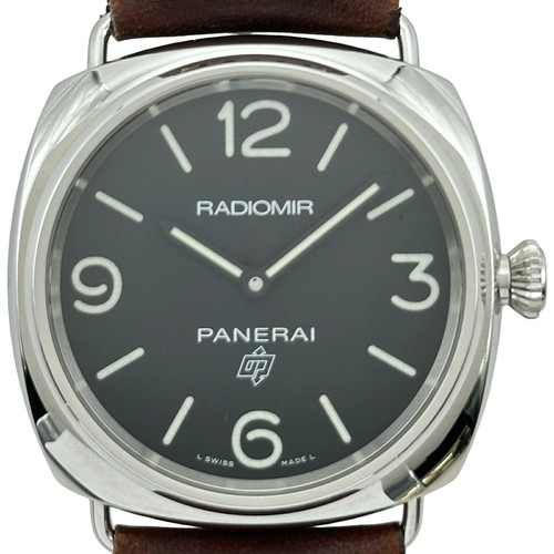 Panerai Radiomir Base Logo 45mm PAM00753 Black Stainless Steel Manual Men s Watc